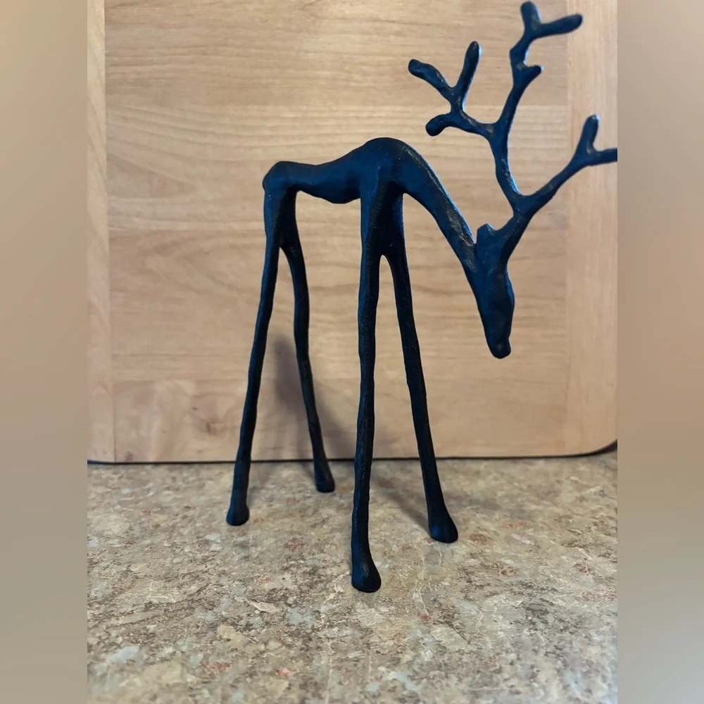Pottery Barn Bronze Sculpted Reindeer Tia the season and what’s trending!